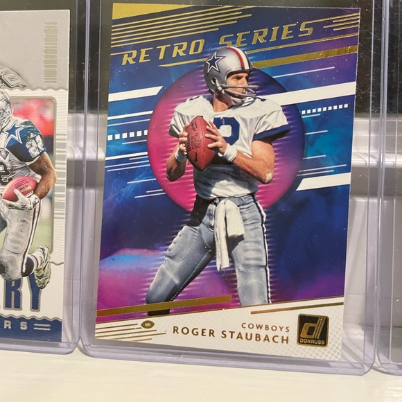 Dallas Cowboys Emmitt Smith / Roger Staubach Panini Football Card Lot - Picture 2 of 11